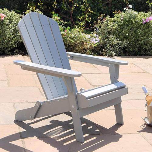 Folding Chair-Light Grey