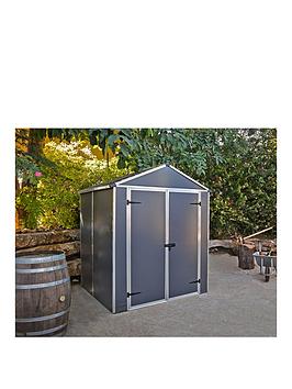 Canopia By Palram Rubicon Shed 6 X 5Ft - Dark Grey