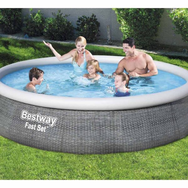 13''x 33'' Rattan Fast Set Pool Set - Rattan Direct