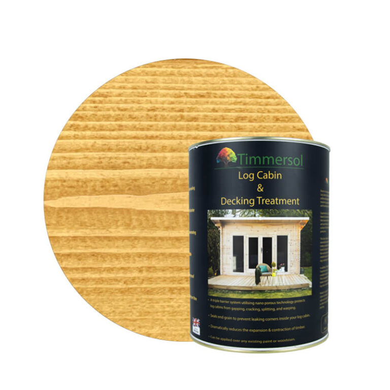 Timmersol Seasoned Applewood Log Cabin & Decking Treatment (5 Litres)