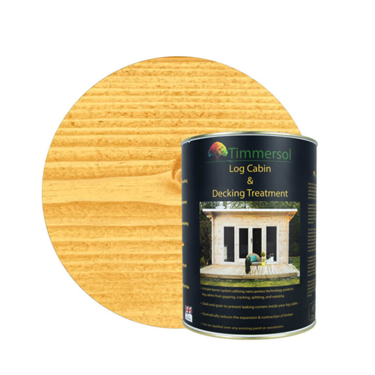Timmersol Siberian Larch Log Cabin & Decking Treatment (5 Litres)
