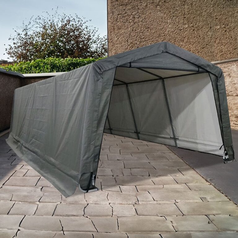 12' x 20' Lotus Populus Fabric Pop Up Portable Shed (3.65m x 6.1m)