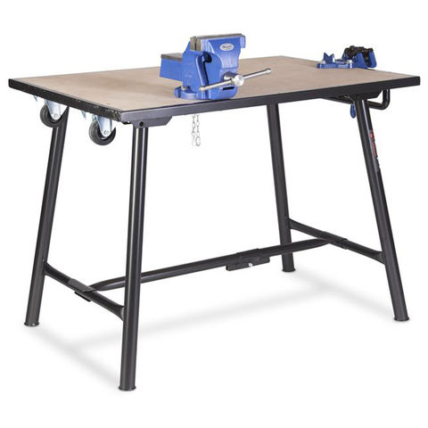 Armorgard Armorgard TuffBench+ with Handle, Wheels, 4" Chain Vice and 6" Engineers Vice
