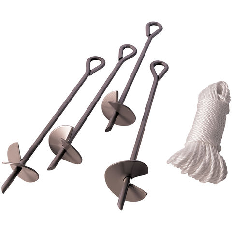 Clarke Clarke 4 piece 15”Steel Auger Set with 12m Rope