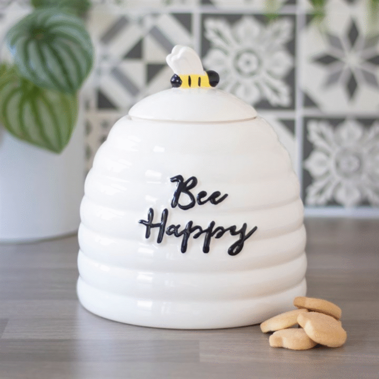 Bee Ceramic Storage Jar