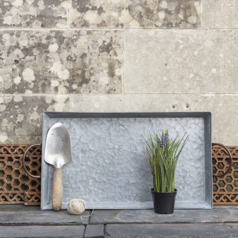 Galvanised Metal Garden Tray
