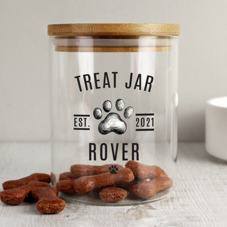 Personalised Dog Treat Jar