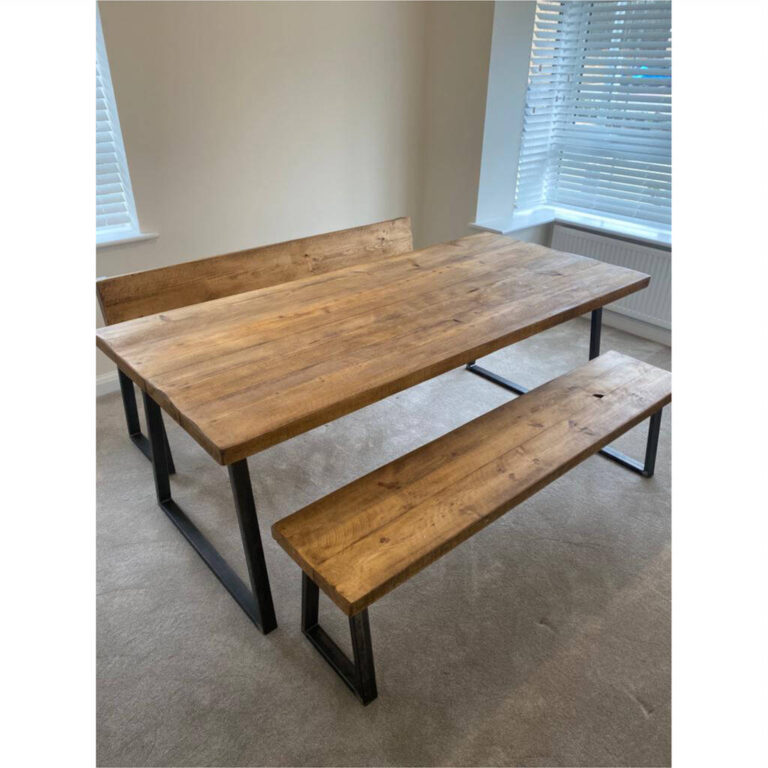 Sleek And Slender Handmade Seating Bench