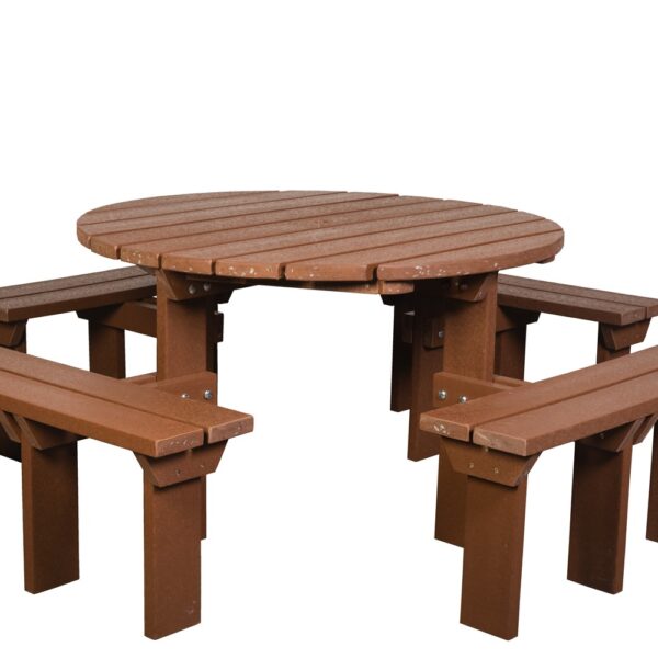 Adult Olympic Recycled Plastic Public Picnic Table