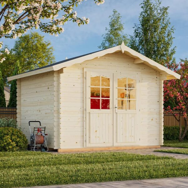 Palmako Vivian 3.3m x 2.7m Log Cabin Summerhouse (28mm)