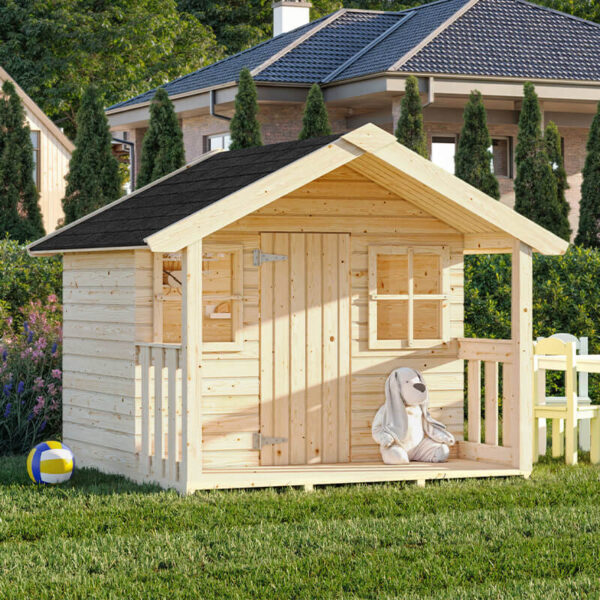Palmako Felix 1.8m x 1.2m Childrens/Kids Cabin Luxury Outdoor Playhouse (16mm)