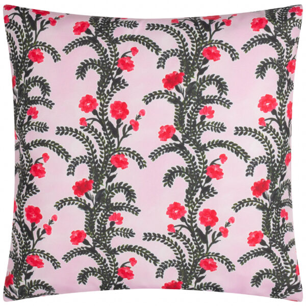 Wylder Nature Cassis Printed Outdoor Cushion Cover - Lilac - Size 45 cm x 45 cm