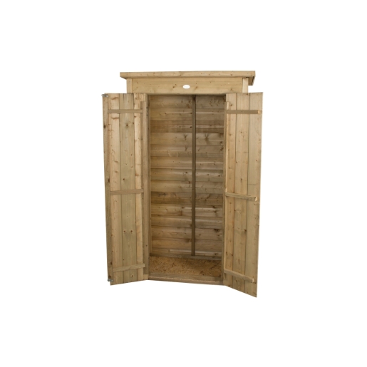 Forest Garden Pressure Treated Shiplap Pent Tall Garden Storage