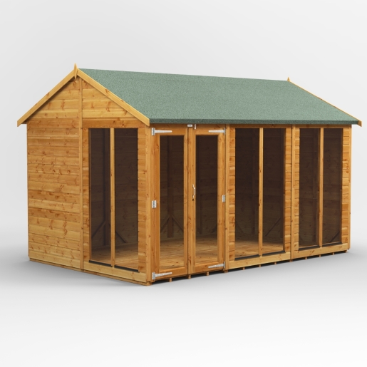 12 x 8 Power Apex Summerhouse