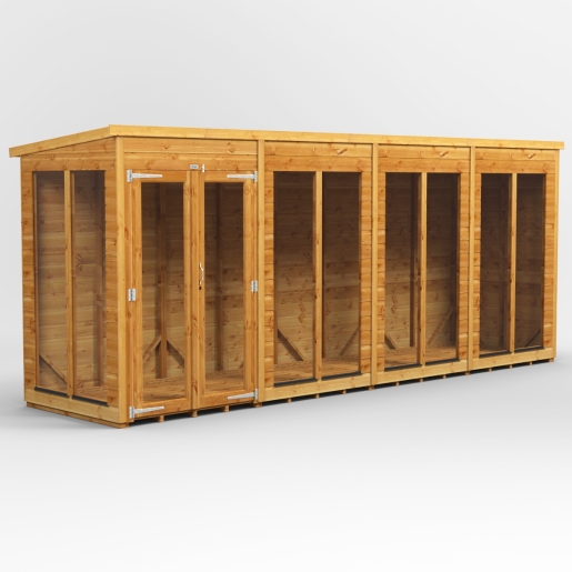 16 x 4 Power Pent Summerhouse