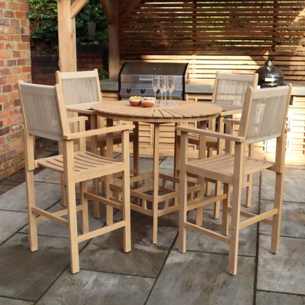 Royalcraft Roma 4 Seater Garden Bar Set Beige