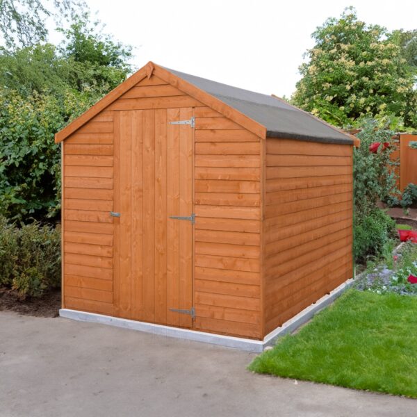 Canterbury 5' 9" x 7' 10" Apex Shed - Classic Dip Treated Overlap