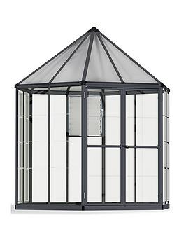 Canopia By Palram Oasis Hexagonal 8Ft Greenhouse - Grey