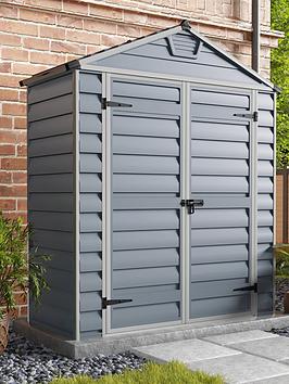 Canopia By Palram Skylight Shed 6X3 Dark Grey