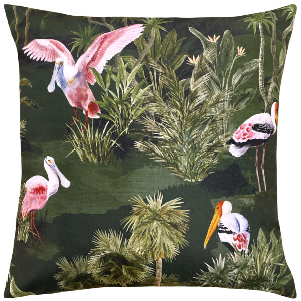 Paoletti Platalea Outdoor Cushion Cover - Green - One Size