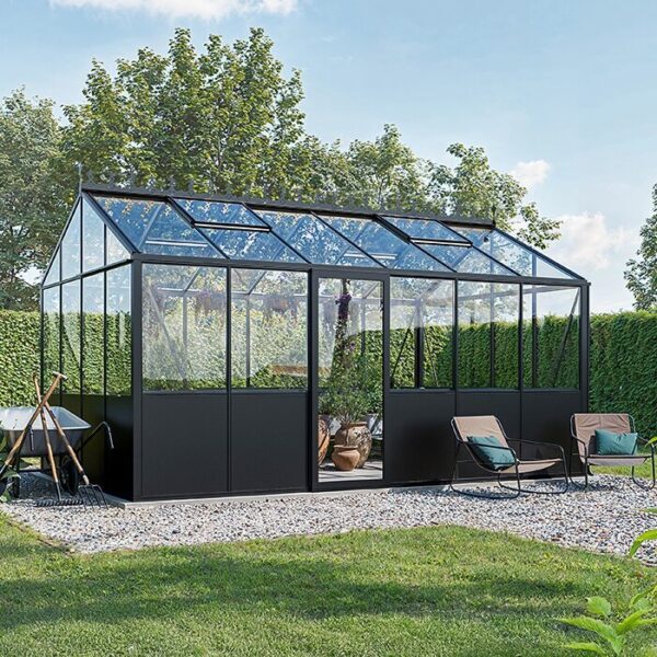 Bloomcabin Prestige Greenhouse | Bloomcabin Prestige Greenhouse with Metallic Base