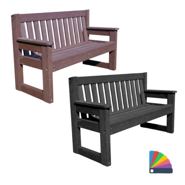 Recycled Plastic Outdoor Bench Dale